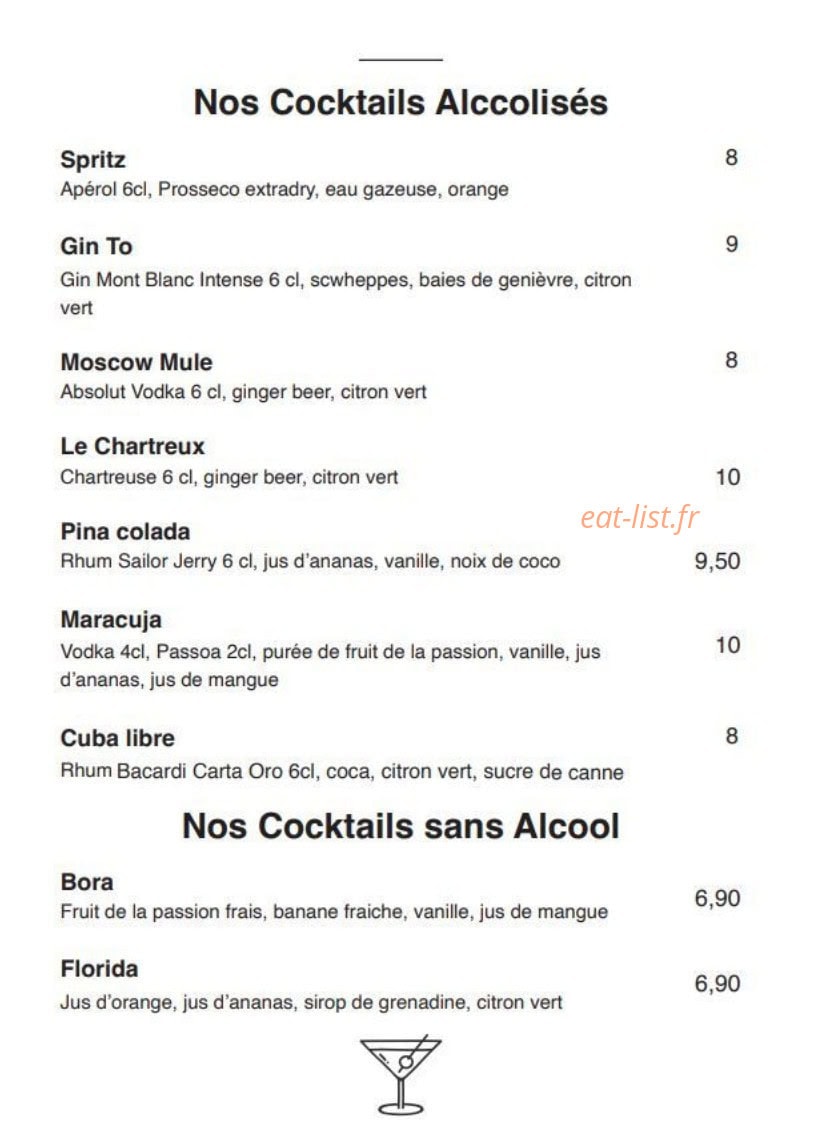 Luxur’ Burger — carte page 7