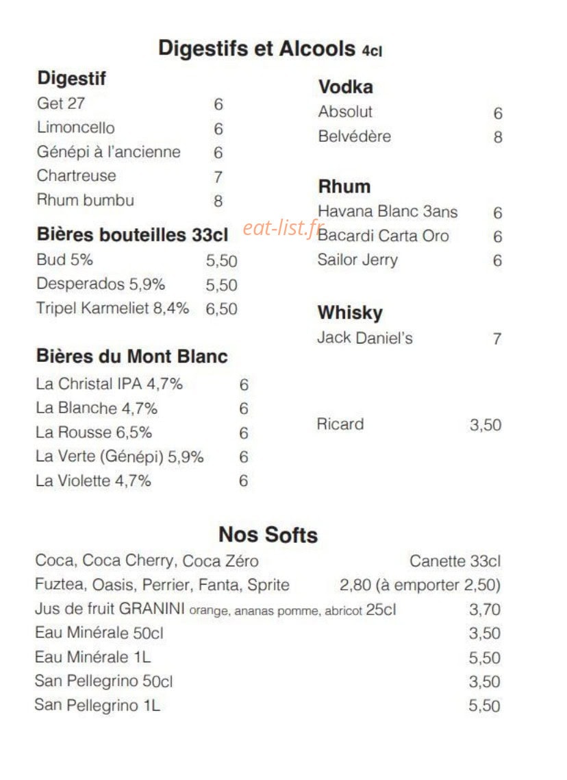 Luxur’ Burger — carte page 8