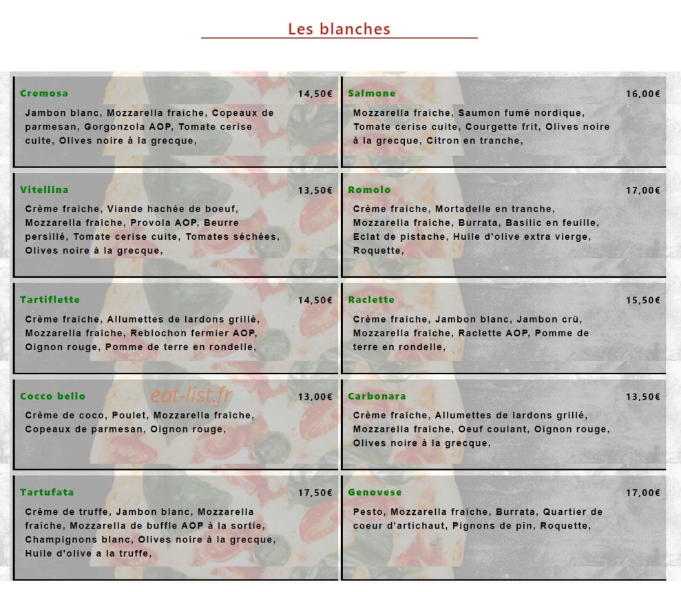 Pizziamo da Gabriele — carte page 1