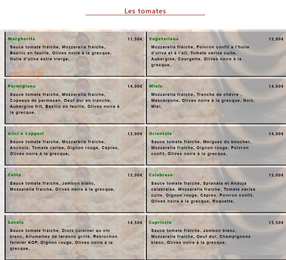 Pizziamo da Gabriele — carte page 2