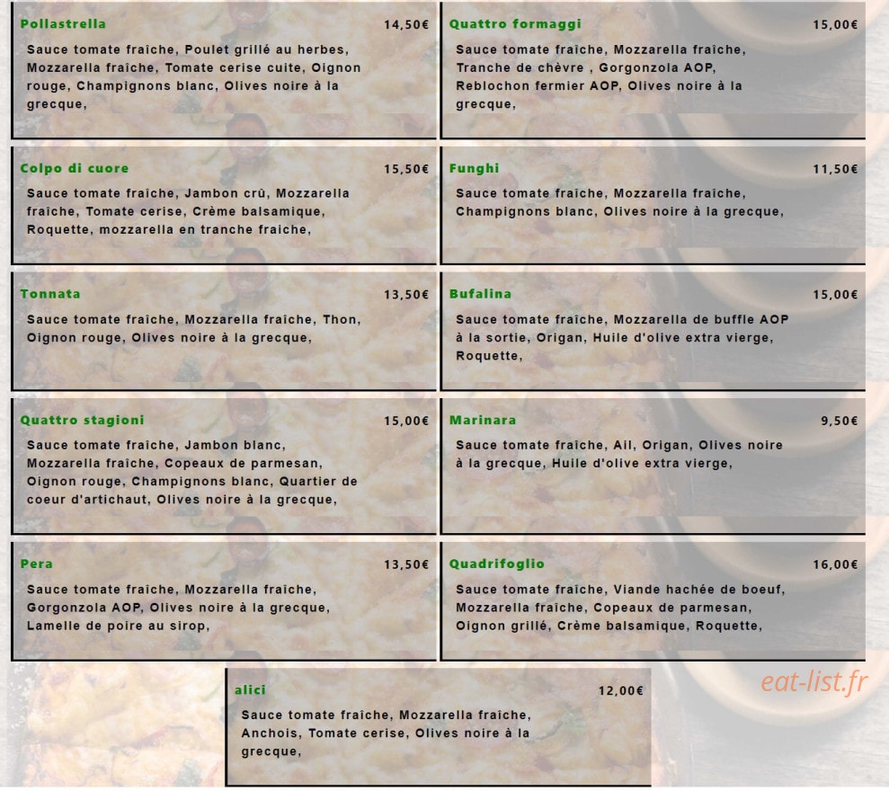 Pizziamo da Gabriele — carte page 3