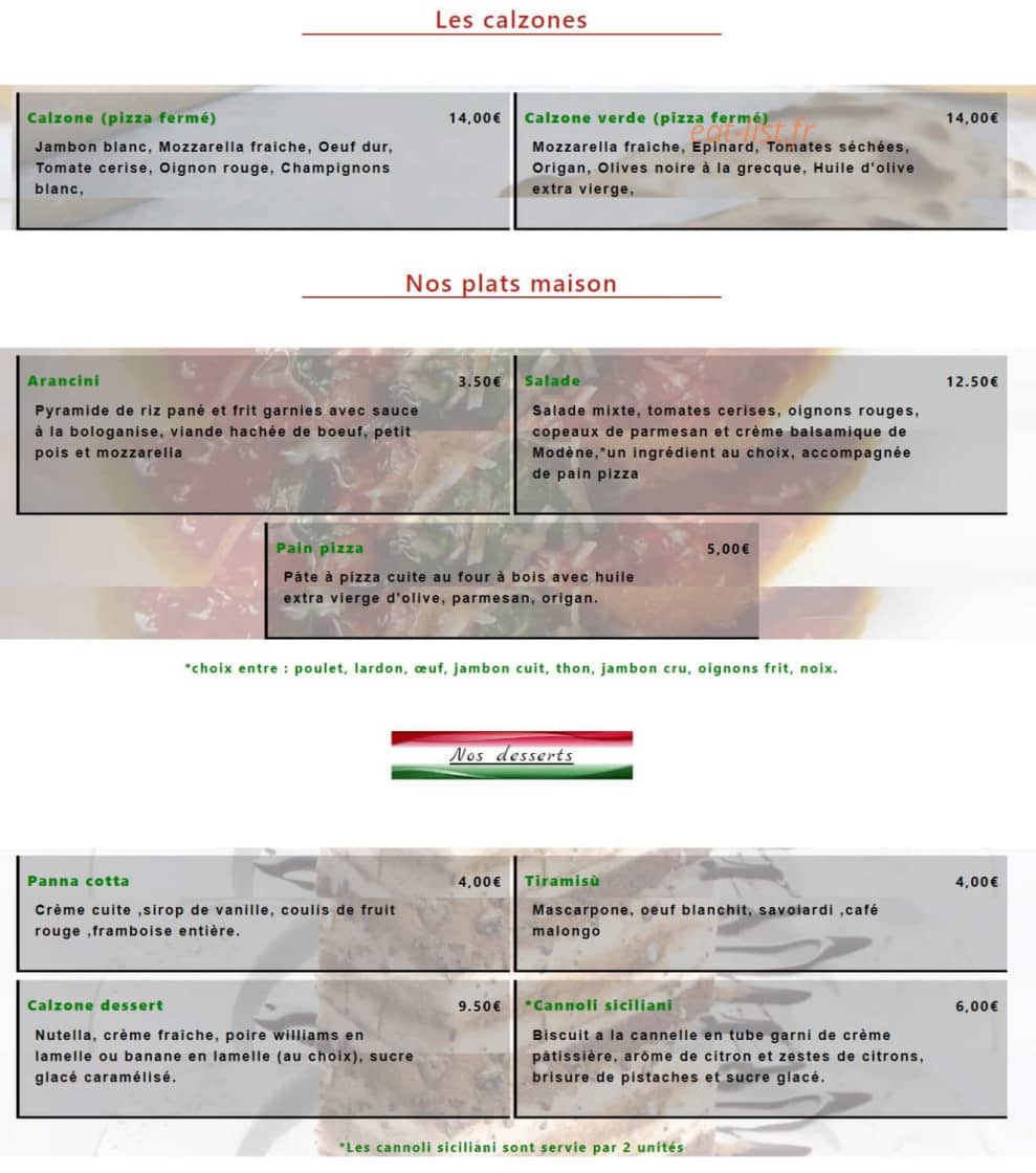 Pizziamo da Gabriele — carte page 4