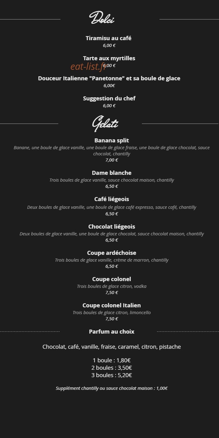 Al dente — carte page 4