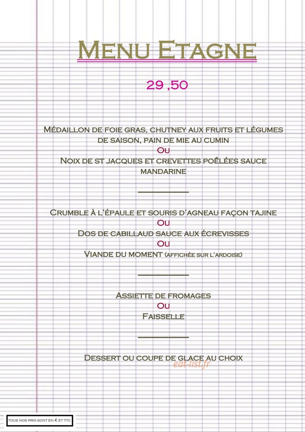 L'étagne — carte page 6