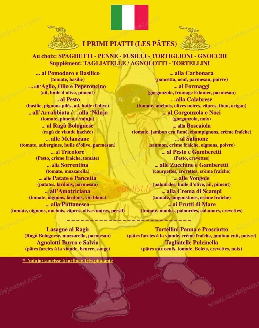 Pulcinella — carte page 3