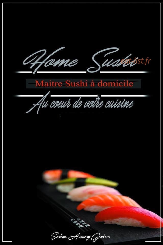 Home Sushi — carte page 1