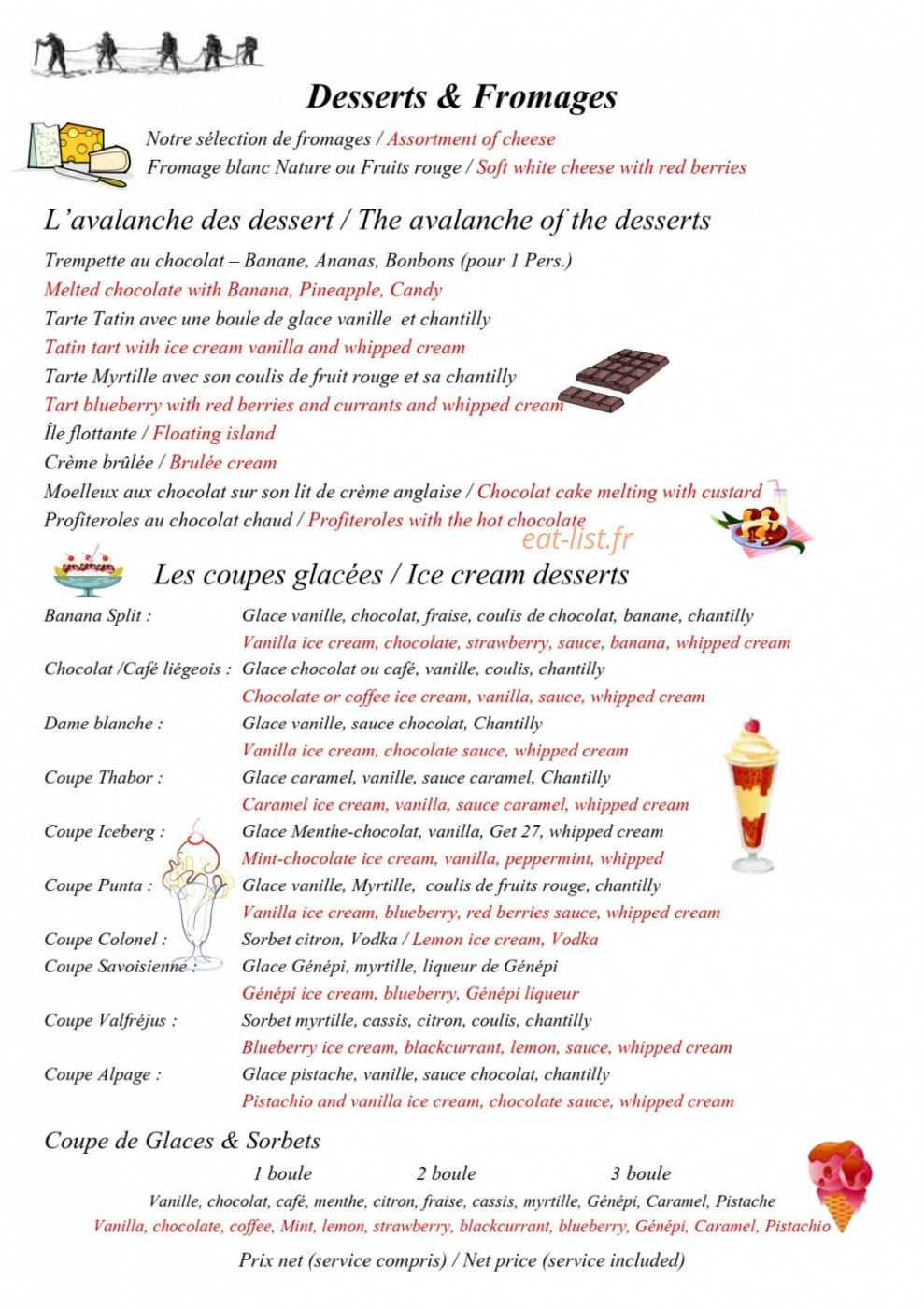 La Cordée — carte page 8