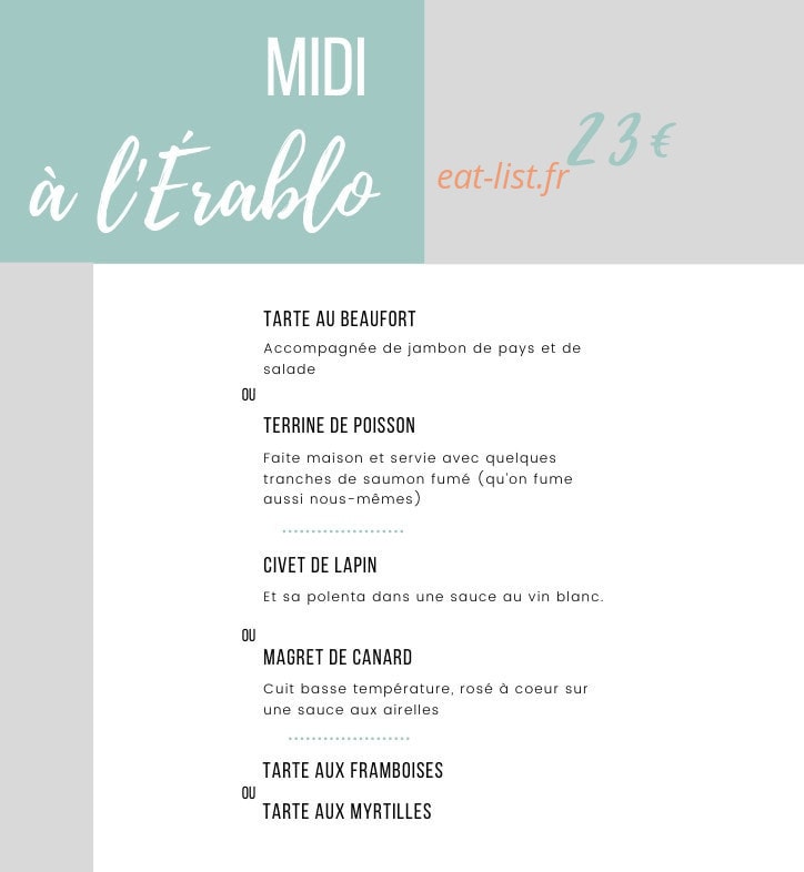 L'Erablo — carte page 1