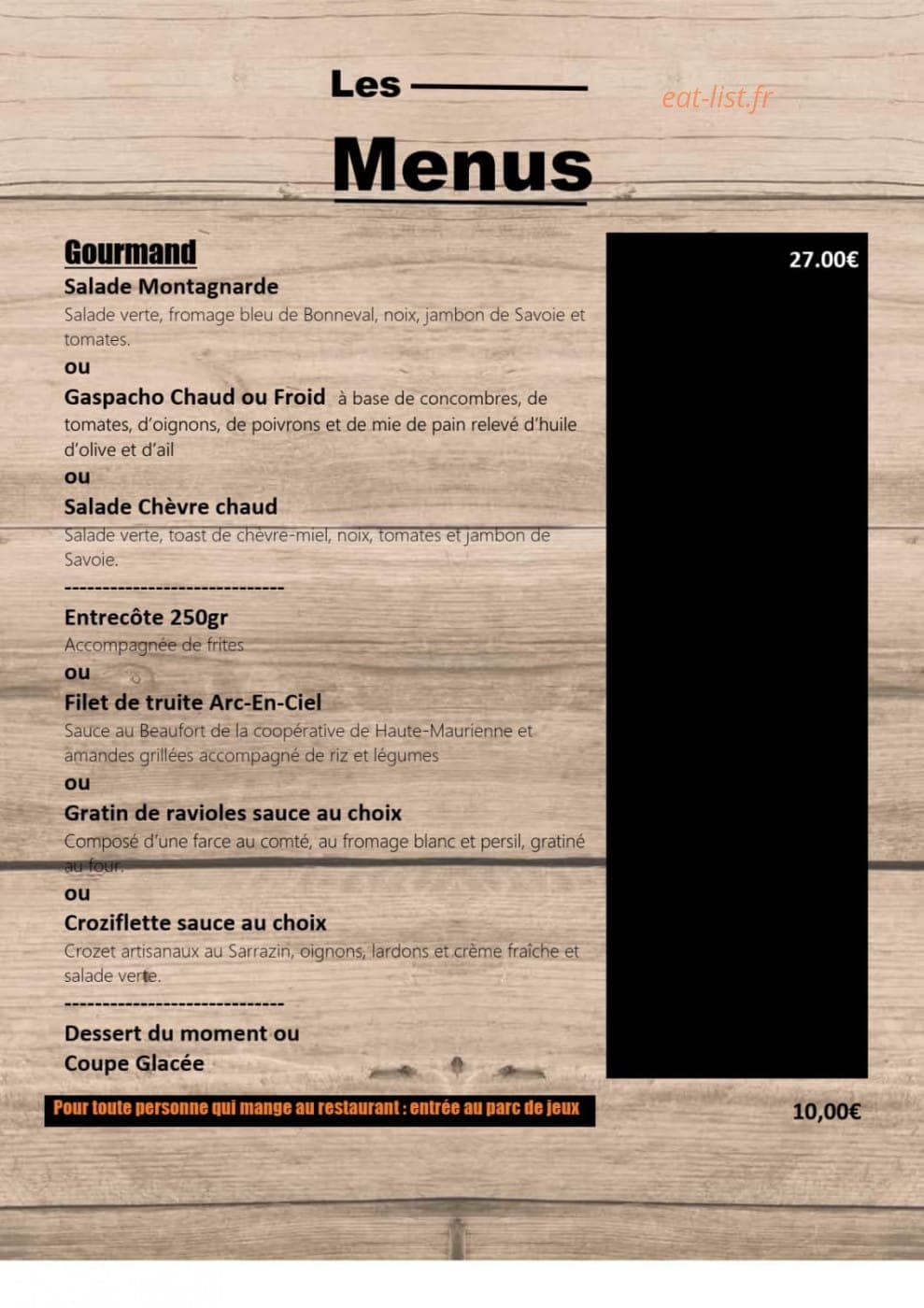 La Tete à l'Envers — carte page 8