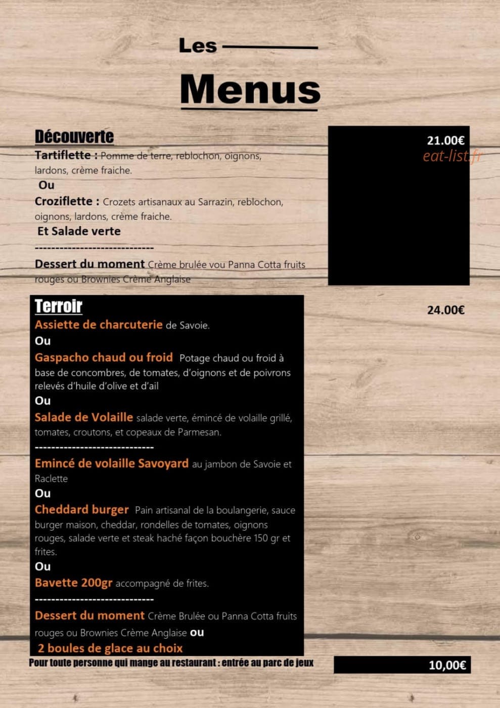 La Tete à l'Envers — carte page 7