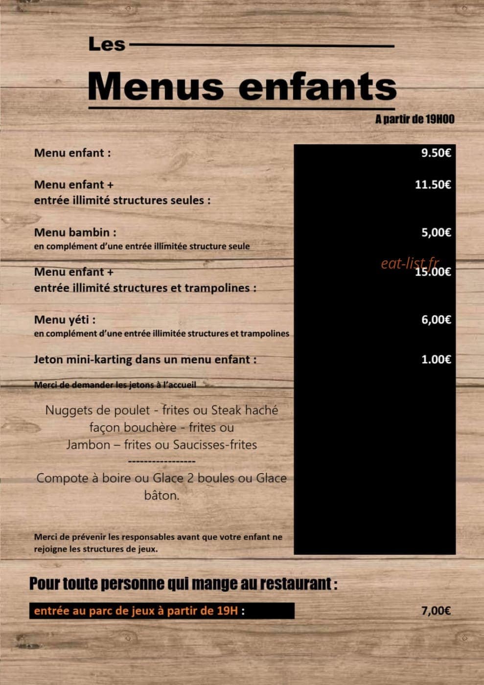 La Tete à l'Envers — carte page 10