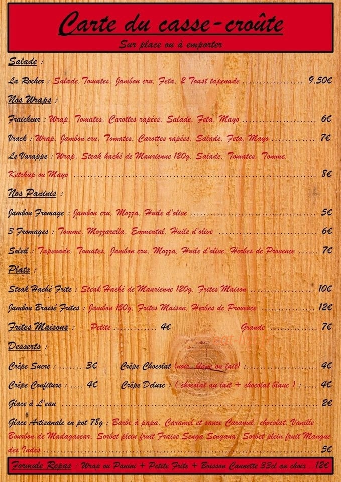 Un air 2 bar — carte page 1