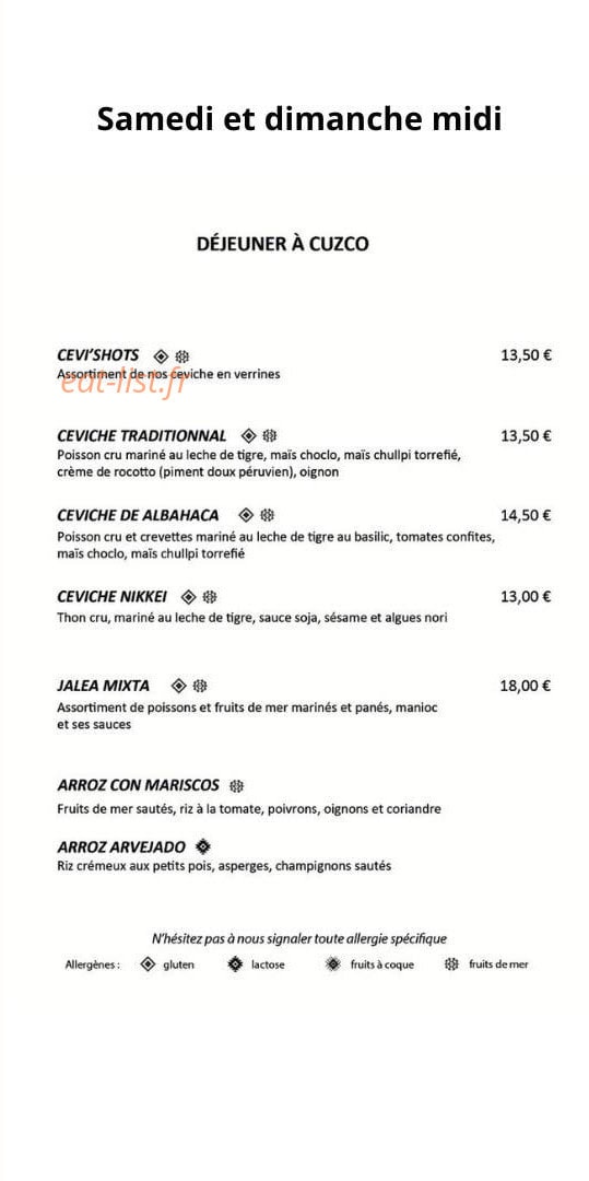 Cuzco — carte page 1