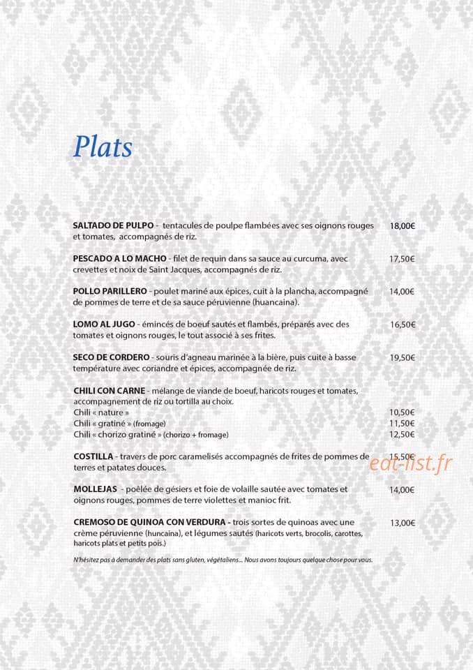 Le Pérou — carte page 2