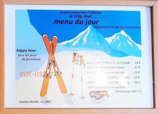 Le Trapanel — carte page 1