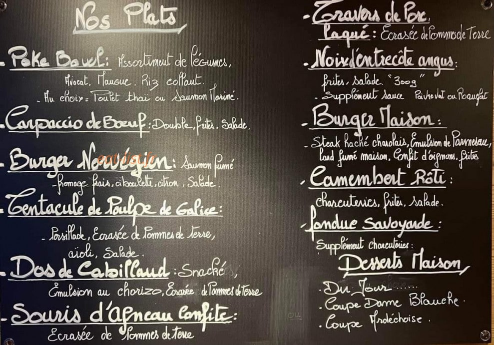 L'Aroma — carte page 1