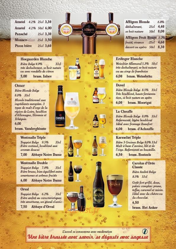 Le Chalet — carte page 7
