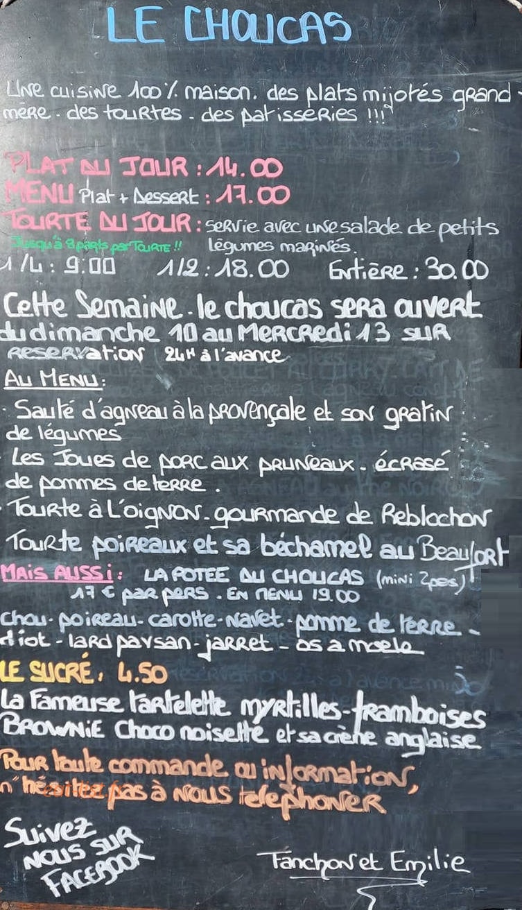 Le Choucas — carte page 1