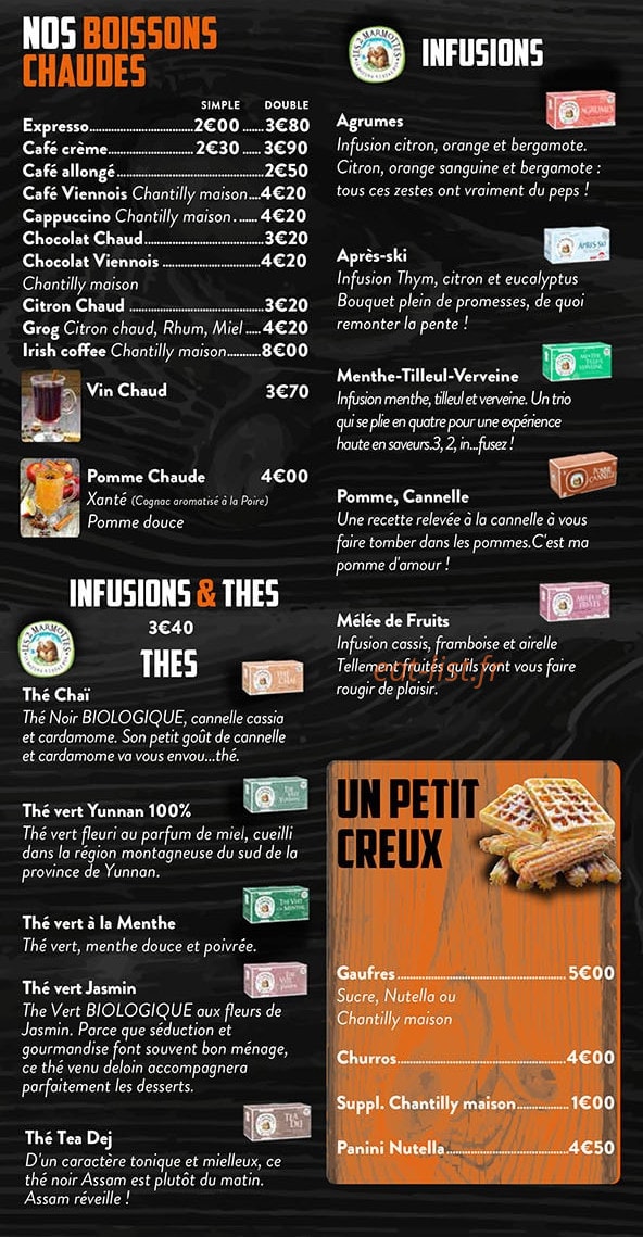 La Petite Ferme — carte page 4