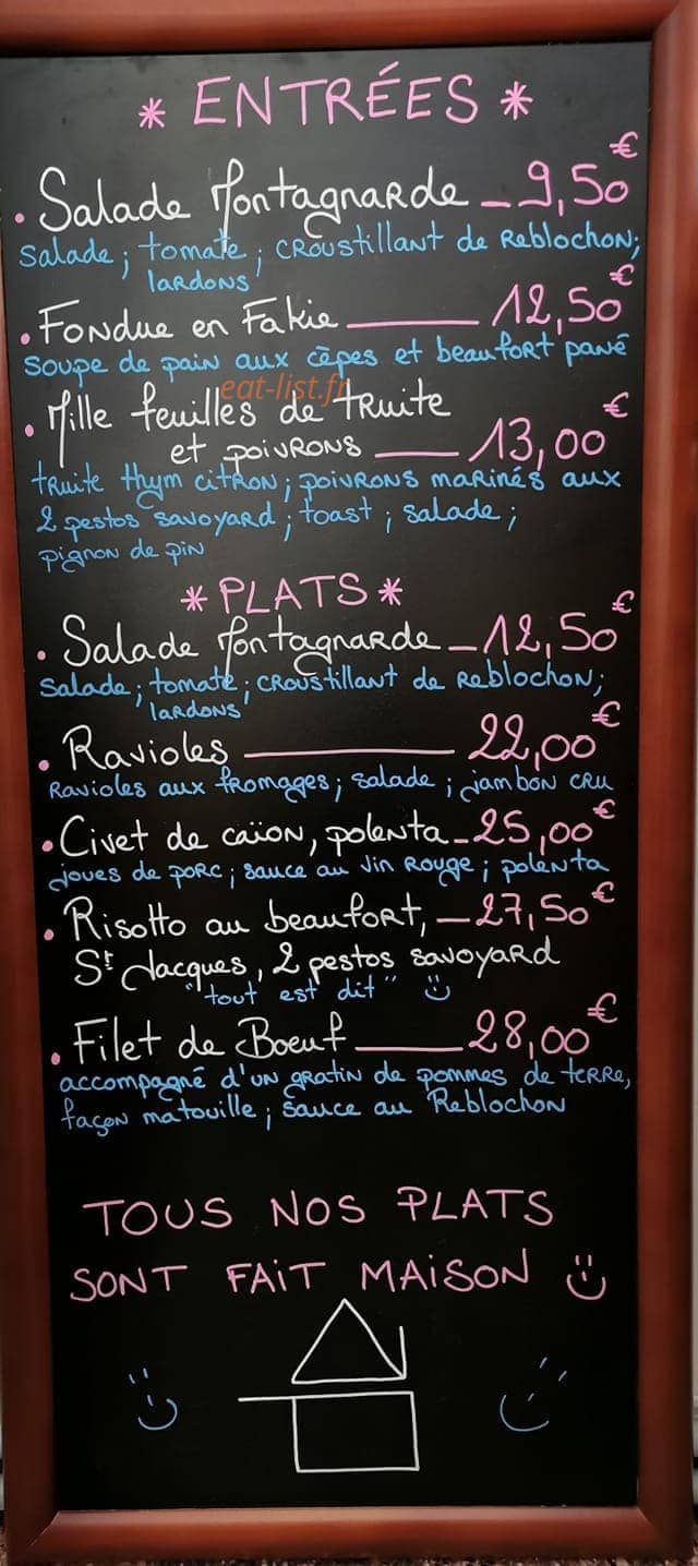 Le Goût Pile — carte page 1