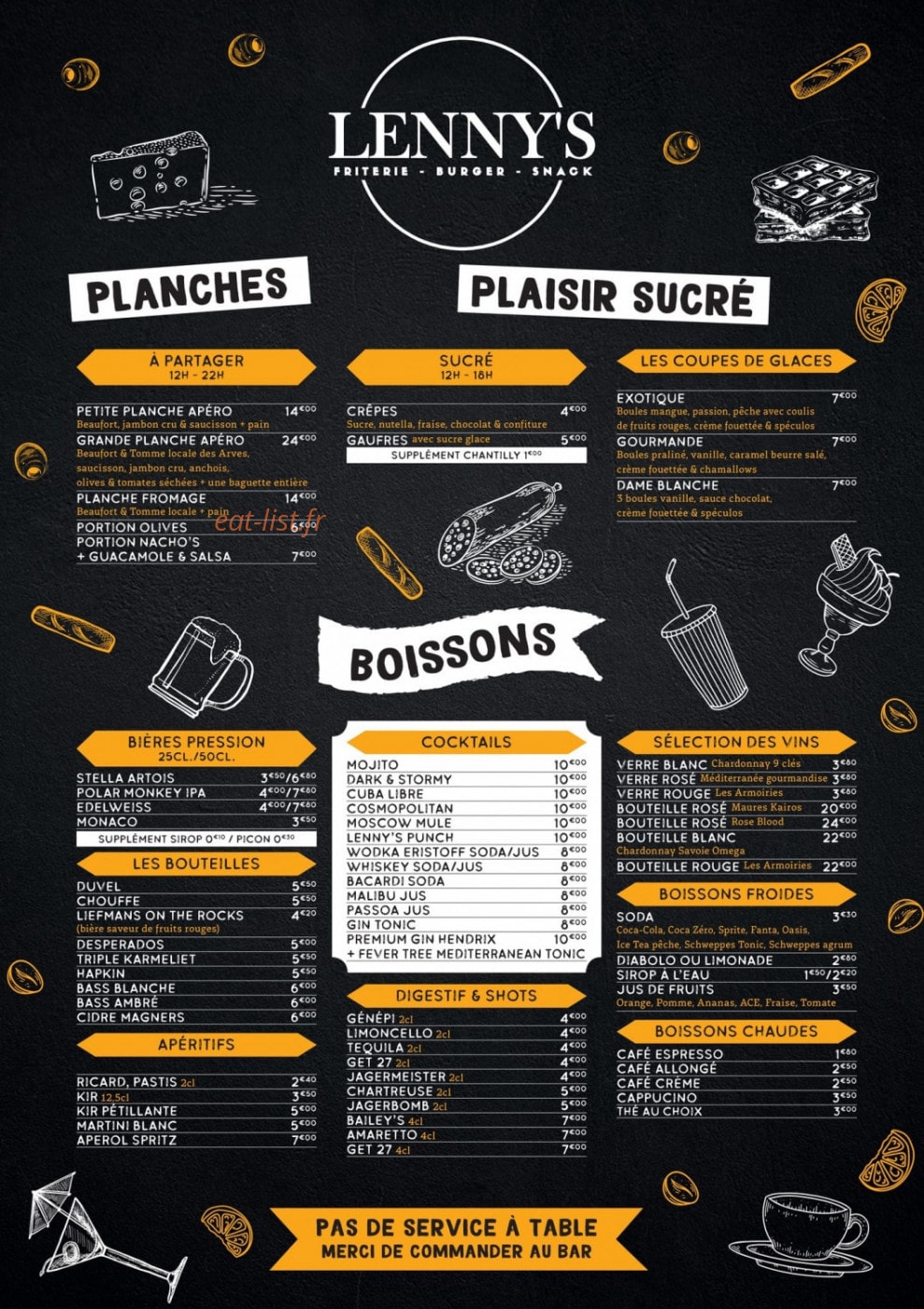 Lenny's — carte page 3