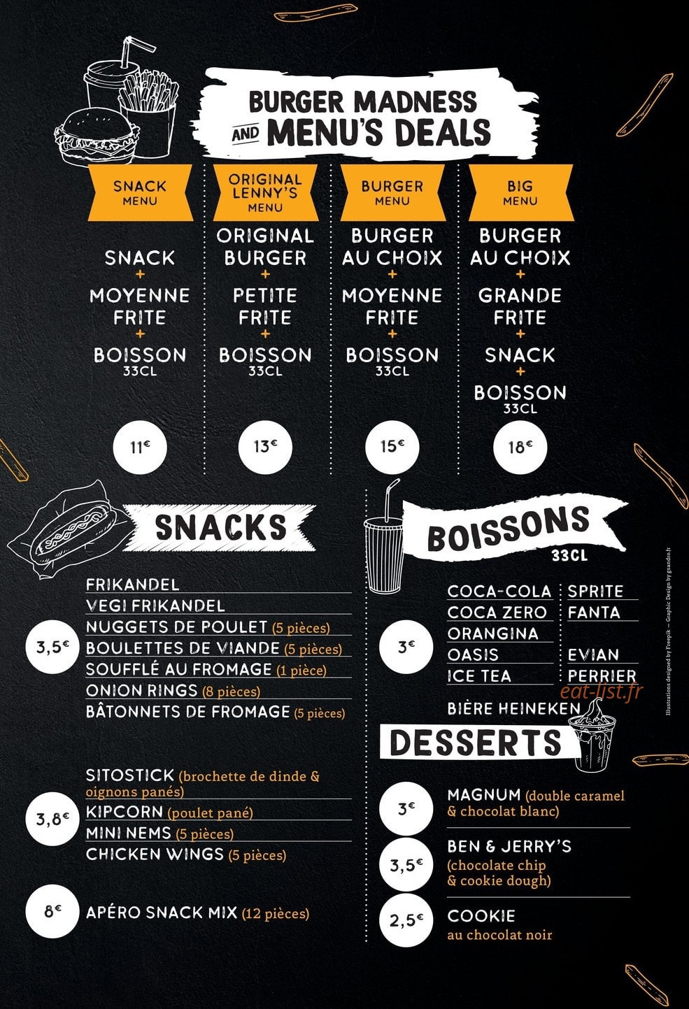 Lenny's — carte page 2