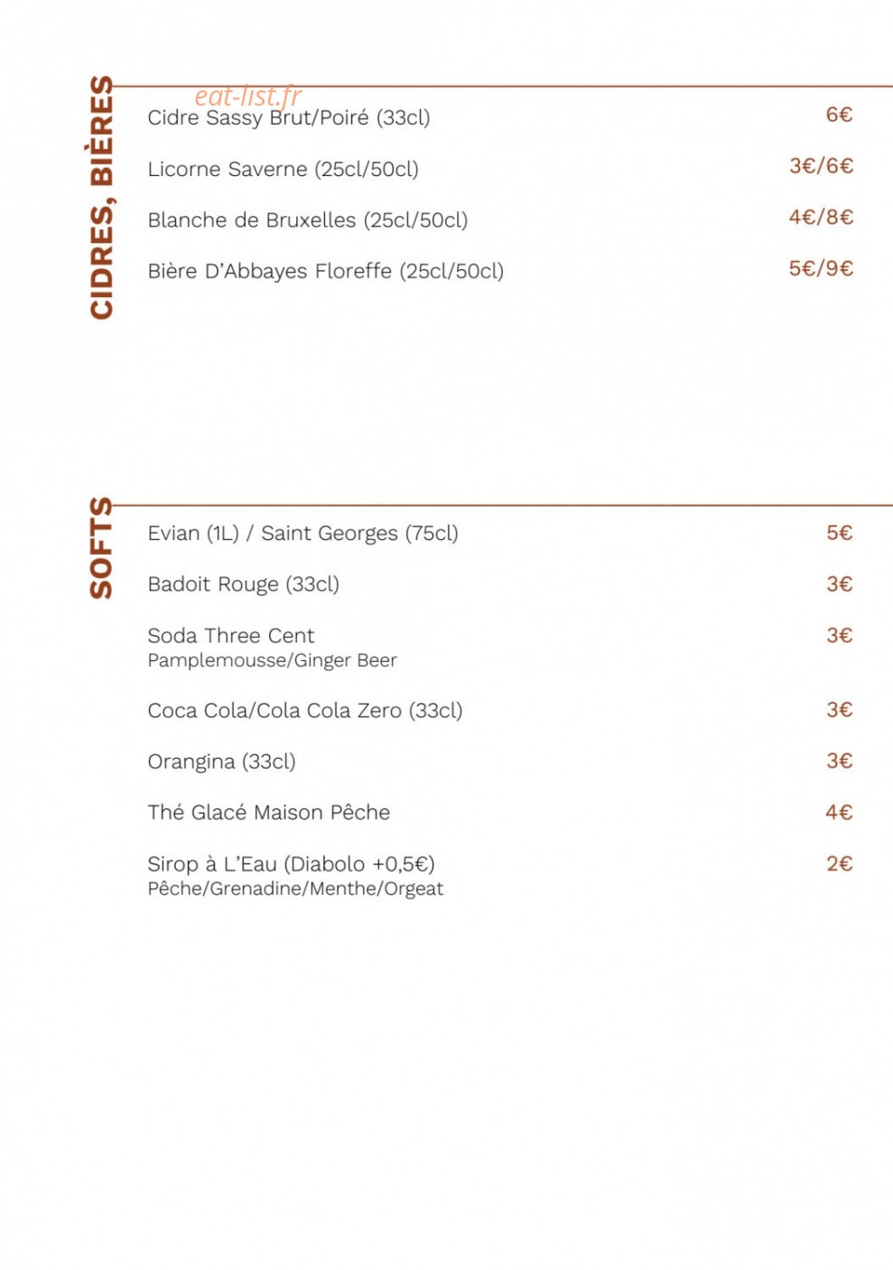 Les Cèdres — carte page 5
