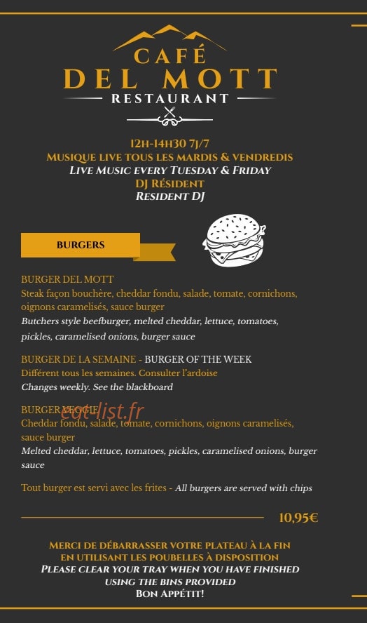 Café del Mott — carte page 2