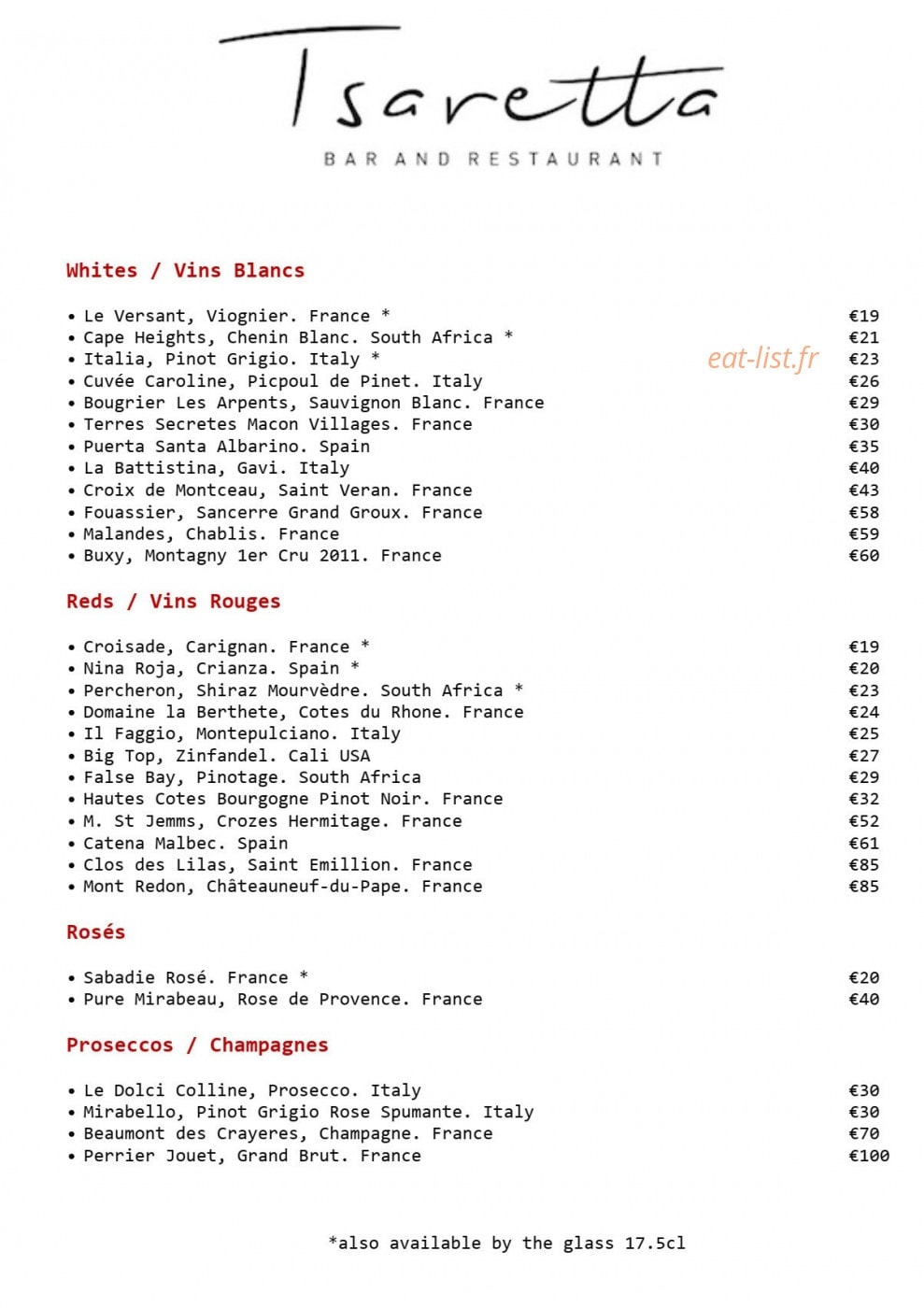 Tsaretta — carte page 3