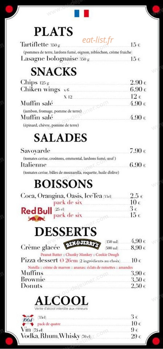 Delivery Service — carte page 2
