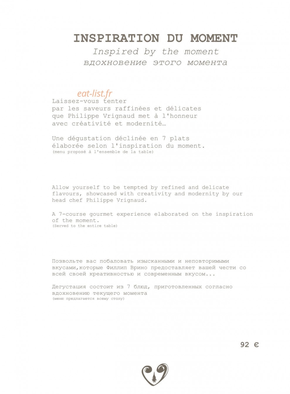 Hôtel Allodis — carte page 18