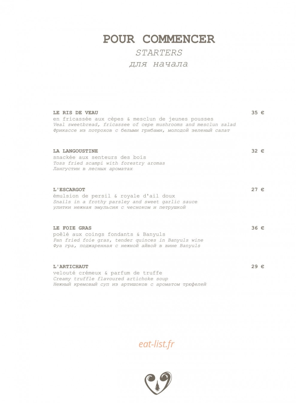 Hôtel Allodis — carte page 11