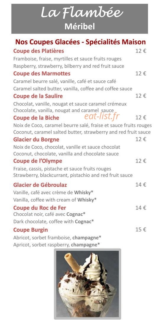 La Flambée — carte page 10