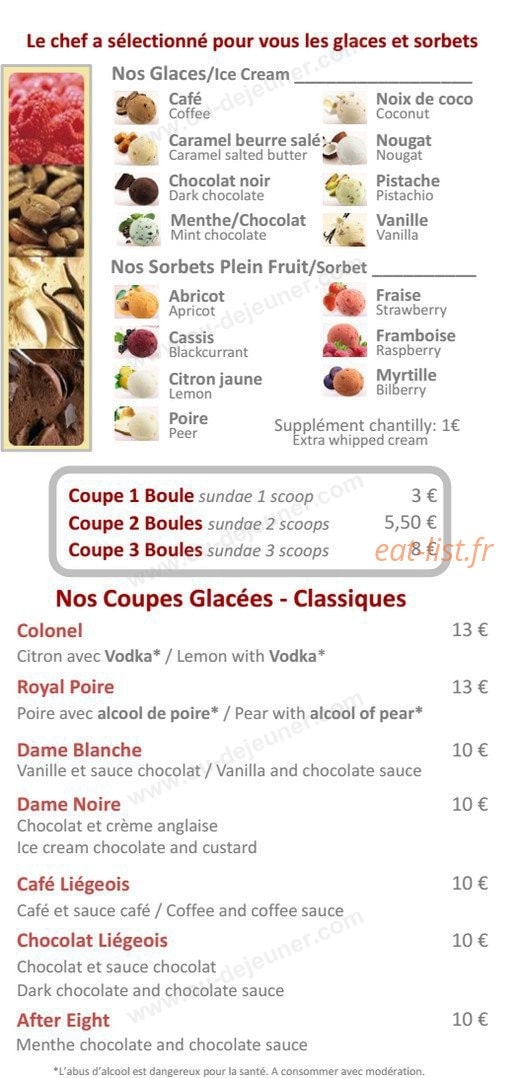 La Flambée — carte page 9