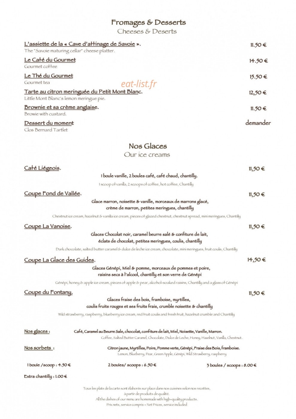 Le Clos Bernard — carte page 6