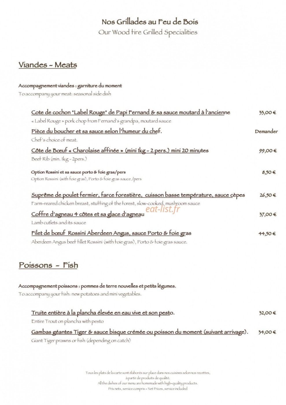 Le Clos Bernard — carte page 3