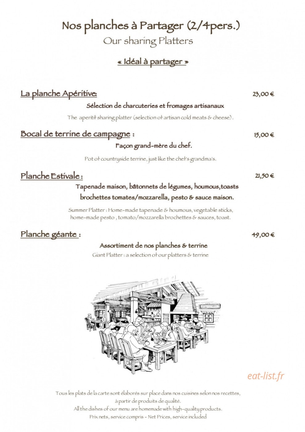 Le Clos Bernard — carte page 1