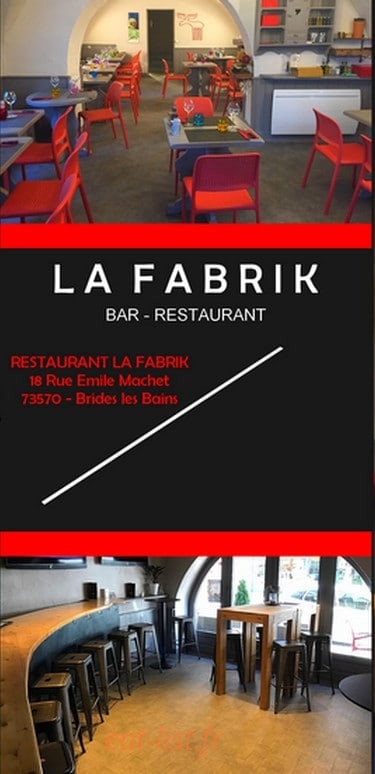 La Fabrik — carte page 6