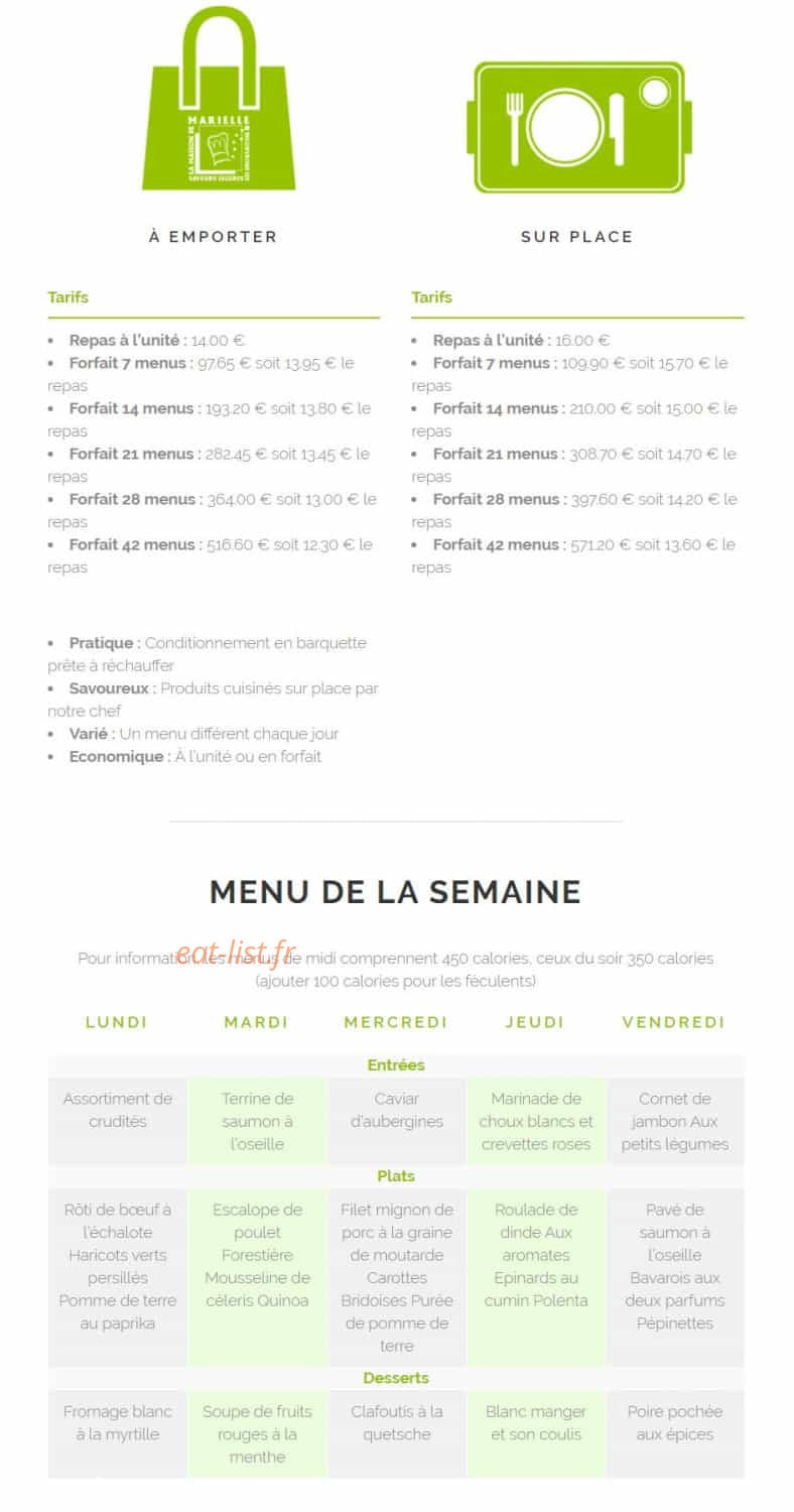 La maison de Marielle — carte page 1