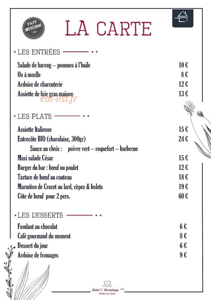 La terrasse de l’hermitage — carte page 1