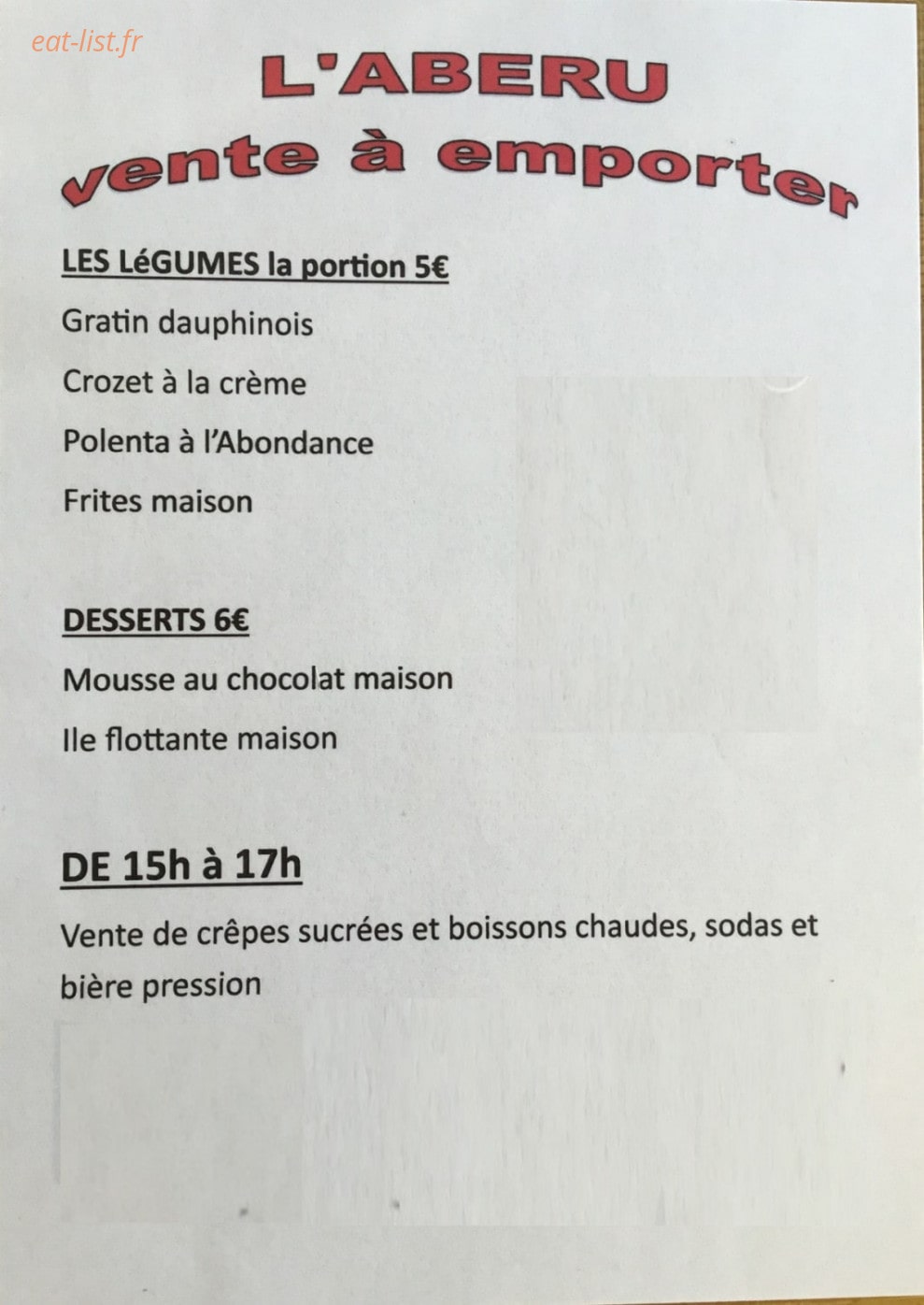 L'aberu — carte page 2