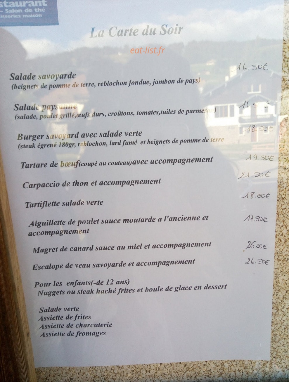 Le Passe Partout — carte page 1