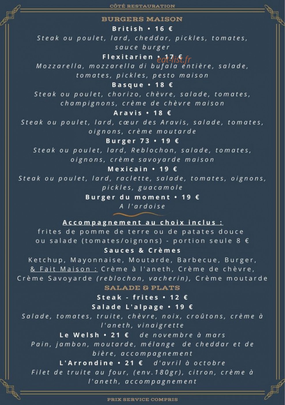 Le Shamrock — carte page 2