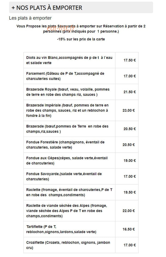 La Datcha — carte page 8