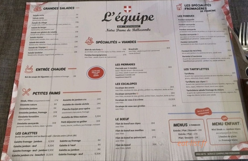 L'Équipe — carte page 1