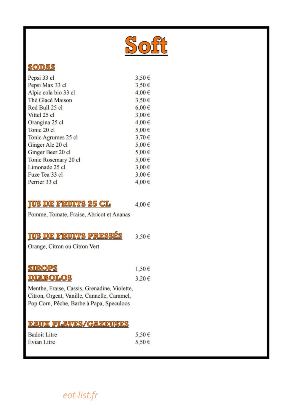 Le 145 Beef N' Beer — carte page 5