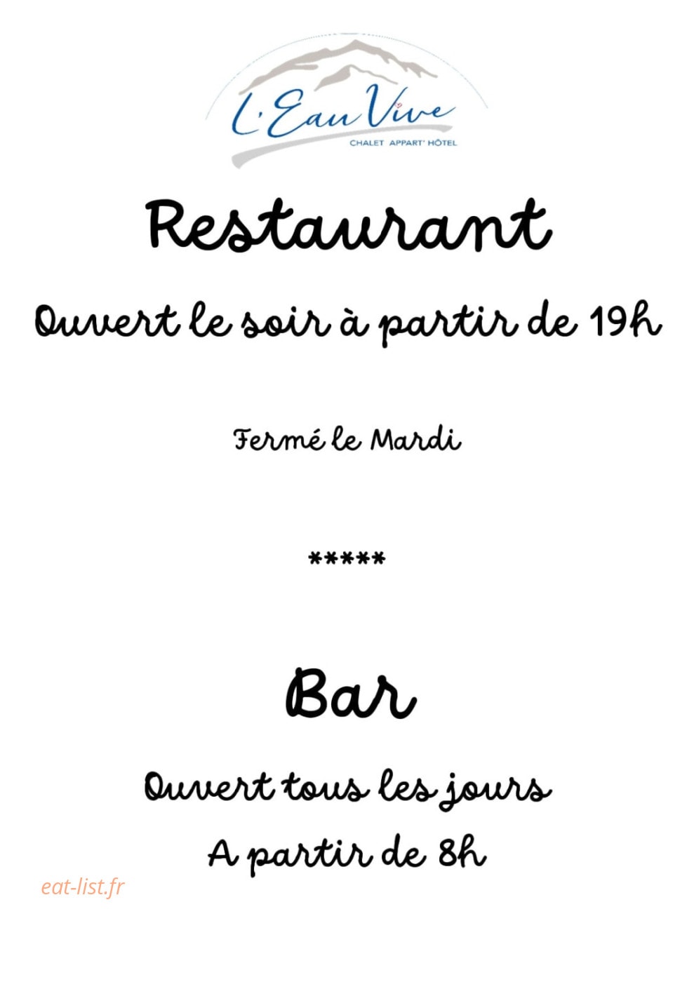 L'eau vive — carte page 1