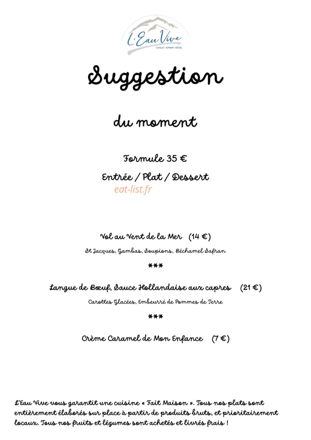 L'eau vive — carte page 5