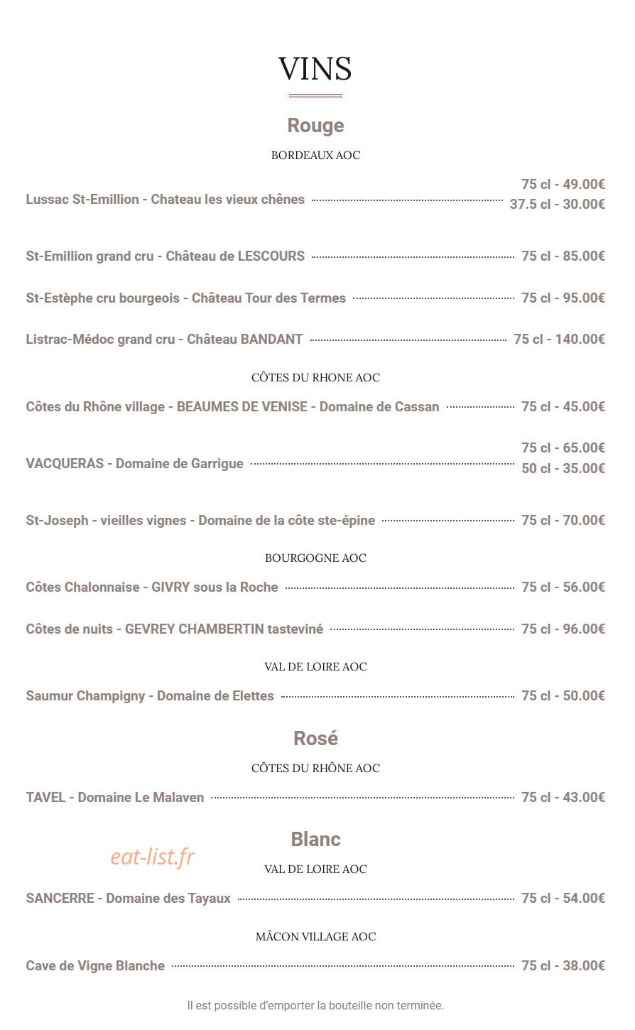Le Saint-Nicolas — carte page 9