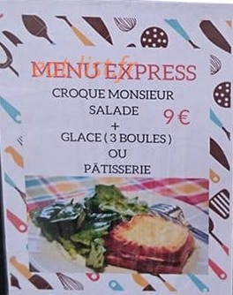 Au Délice Gourmand — carte page 3